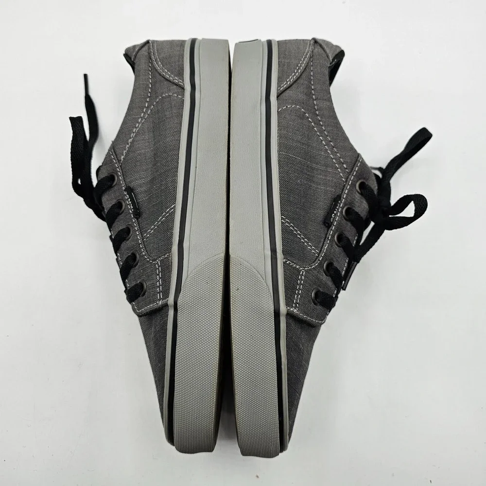 Vans Mens Low Top Skate Shoes Sneakers Size 7 Gray Skateboarding Lace‎ Up
